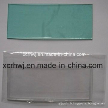 Lentille de soudure pour PC 51X108 (mm), Soudage de taille spéciale Lentille PC, Lentilles de protection en polycarbonate, Lentilles protectrices en polycarbonate de soudage, Lente de soudage Cr-39